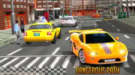 Game screenshot Real Crazy taxi driver 3D simulator free 2016: Drive sports cab in modern city apk