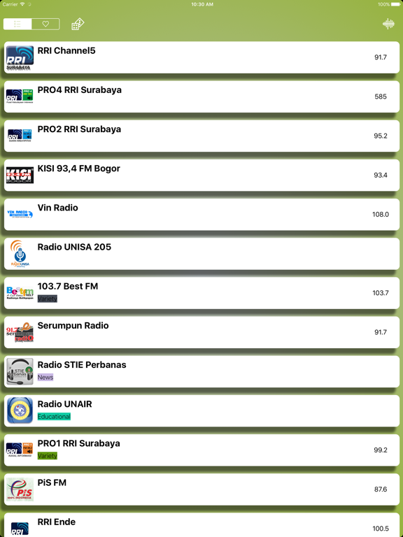 Screenshot #4 pour Radio Indonesia (Indonesian) - The best radios stations for free music, sports, news.