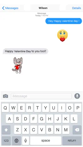 Game screenshot Valentine's Day Theme Stickers & Emoticons - Emoji Love apk