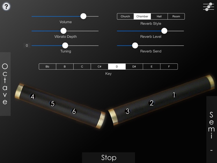 Irish Flute Pro - Traditional Wooden Flute in Multiple Keys + Effects (Landscape Style)