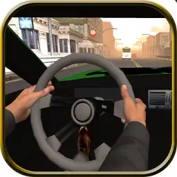 Full throttle racing in car - Drive as fast & as furious you can app icon