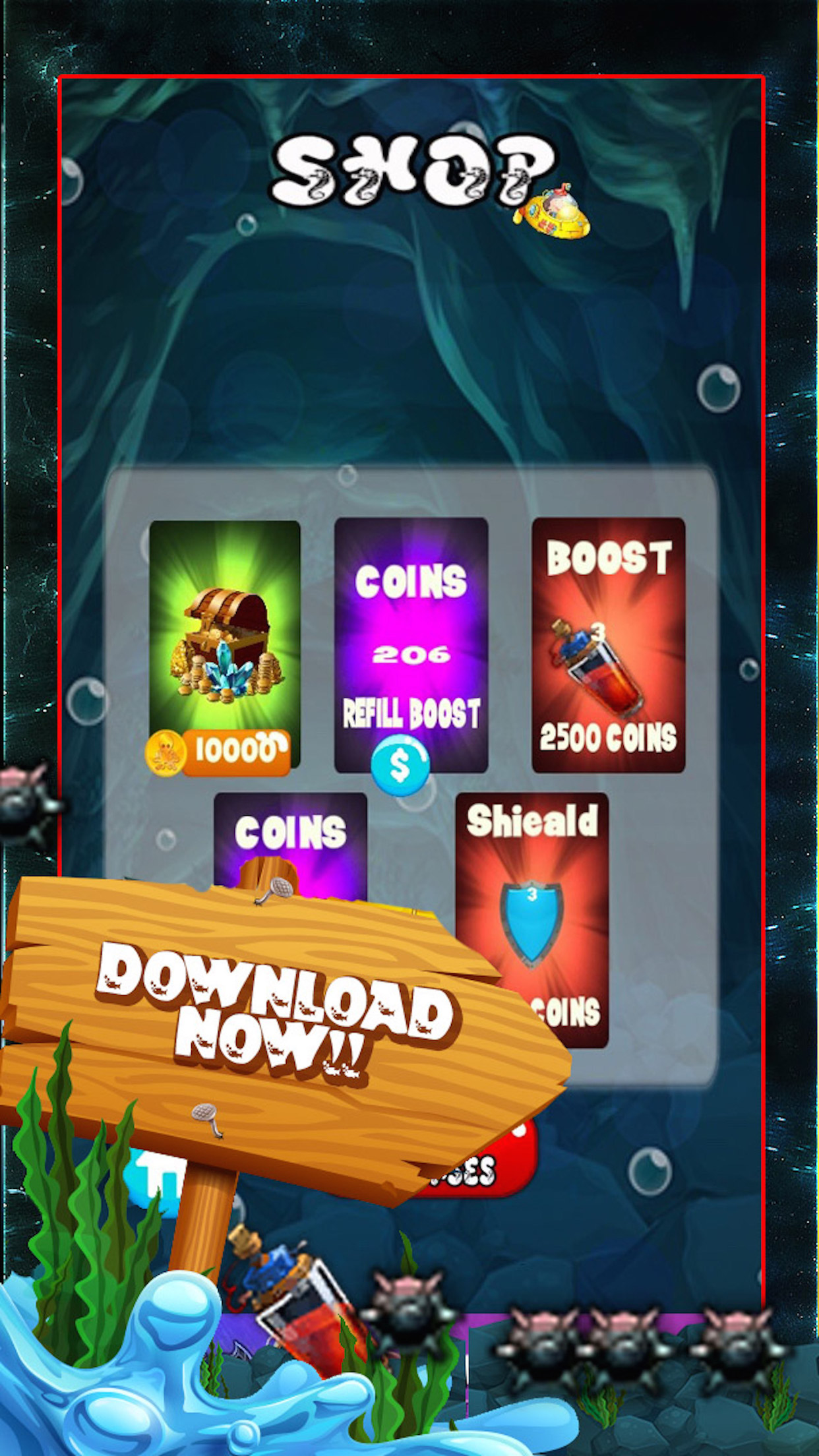 Deep Sea - Adventures of The Yellow Submarine Journey screenshot 4