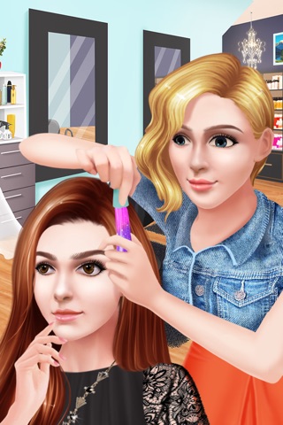 Hair Color Styling Salon : Celebrity Beauty Studio - Hollywood Makeover Game screenshot 4
