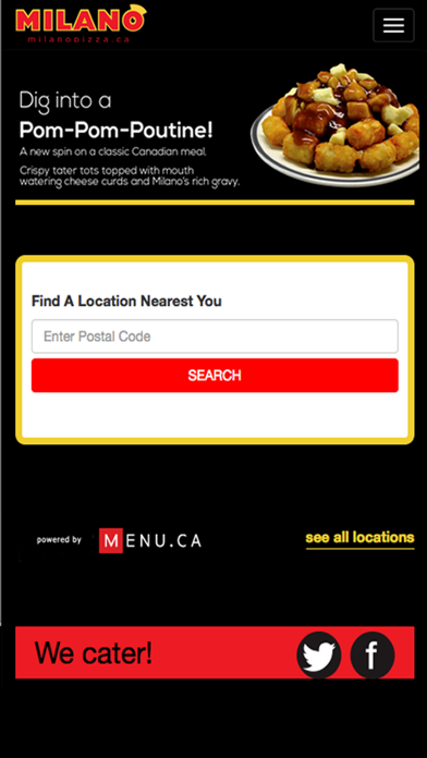 Screenshot #1 pour Milano Pizza