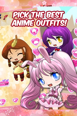 Anime Avatar Girls Free Dress-Up Games For Kids screenshot 2