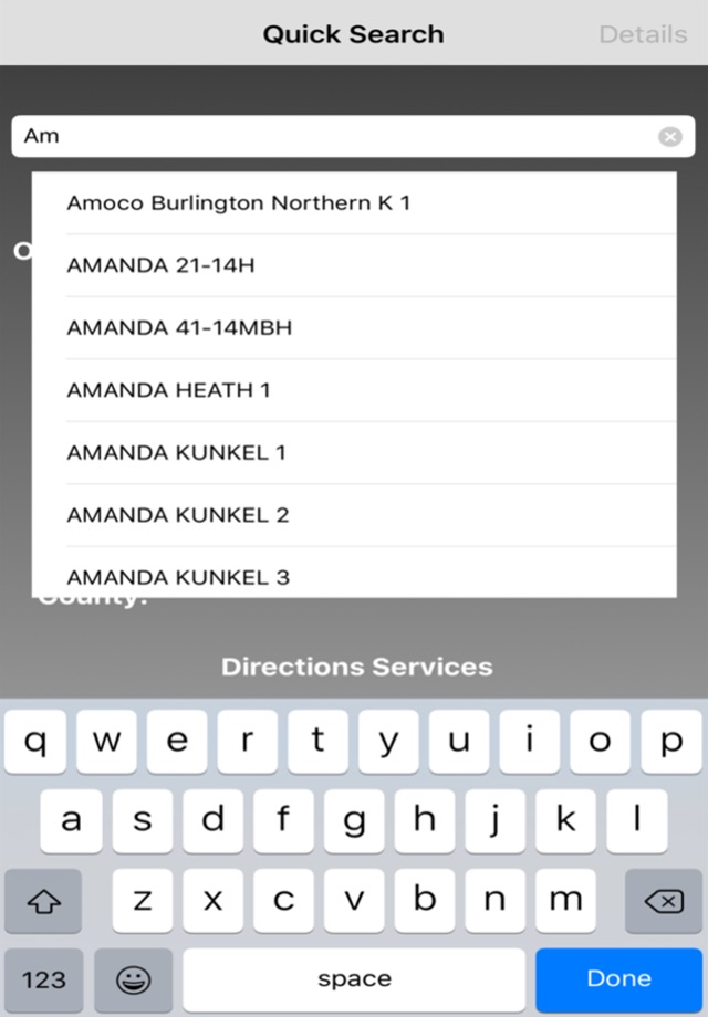 Bakken Well Locator screenshot 2