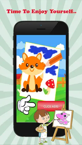 Game screenshot Baby Animal Cute Paint and Coloring Book - Free Games For Kids mod apk