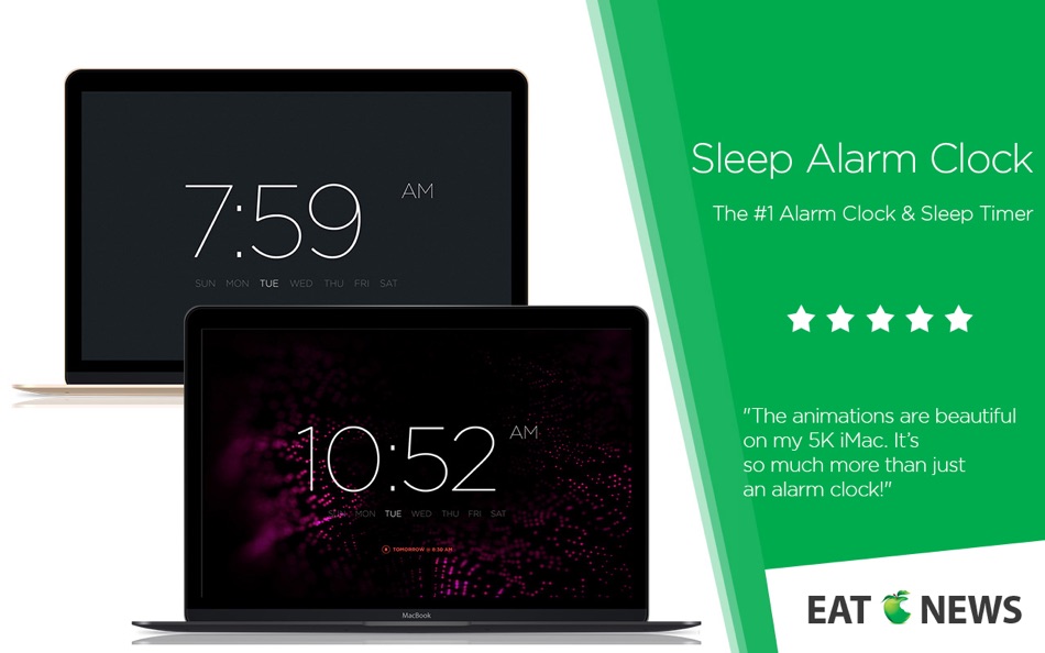 #1. Sleep Alarm Clock - The #1 Alarm Clock & Sleep Timer (macOS) Von: Pocket Bits LLC