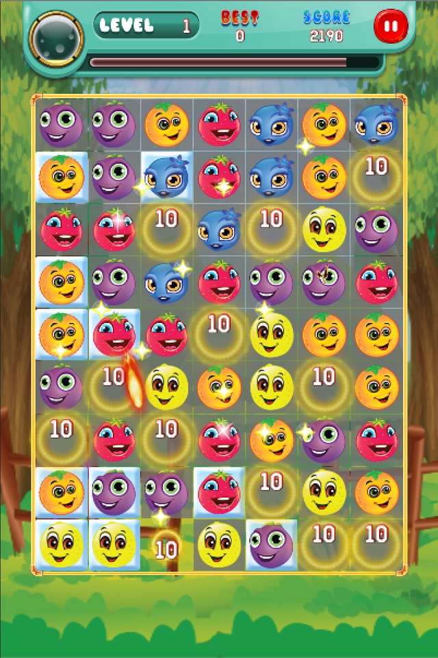 Sweet Fruit Jelly Land : Amazing Match 3 Pop Game screenshot 2