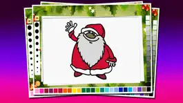 Game screenshot Christmas coloring pages : Paint Your Santa Reindeer Christmas tree and Gift apk