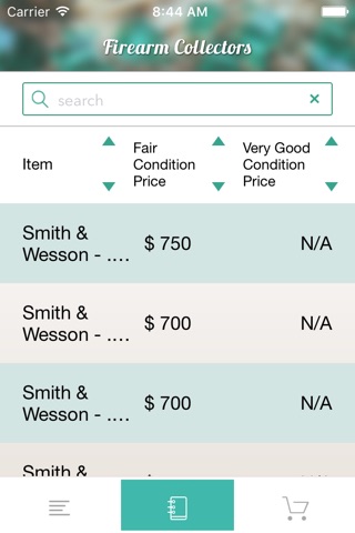 Gun Prices - A Pricing Catalogue for Collectors screenshot 2