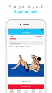 appdominals train your abs in 3d iphone screenshot 1