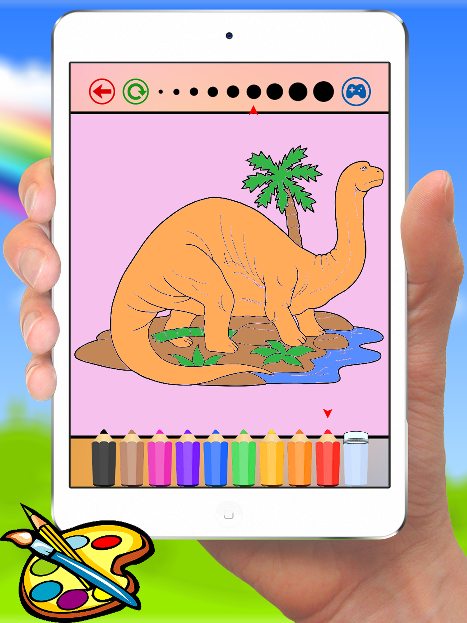 Dinosaur Coloring Book for Kids and kindergarten screenshot 9