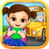 First Day of School - Baby Salon Make Up Story & Makeover Spa Kids Games! app icon - Games app for iPhone