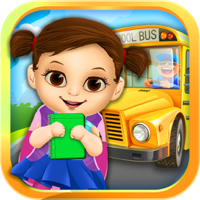 First Day of School - Baby Salon Make Up Story and Makeover Spa Kids Games