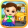 First Day of School - Baby Salon Make Up Story & Makeover Spa Kids Games! app icon - Games app for iPhone