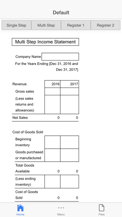 Income Statement