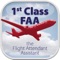 Assists first class flight attendants by tracking passengers' food and drink requests, with names, color-coded status, text notes, and pictures