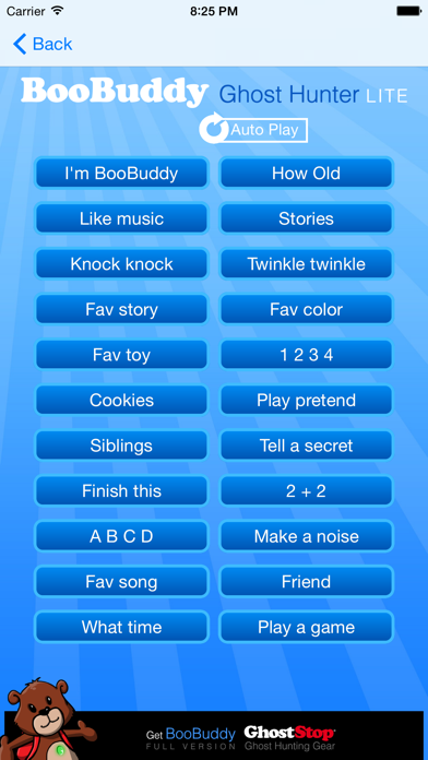BooBuddy Ghost Hunter LITE Screenshot