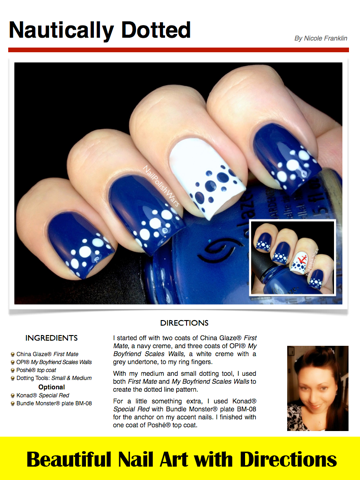 Скриншот из NAILS HQ Magazine