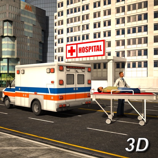 City Rescue Ambulance Driver Simulator 3D Icon