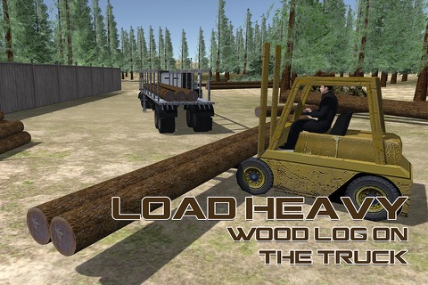 3Dロギングトラックの運転手 - この運転シミュレータゲームでメガ貨物貨物自動車を運転のおすすめ画像3