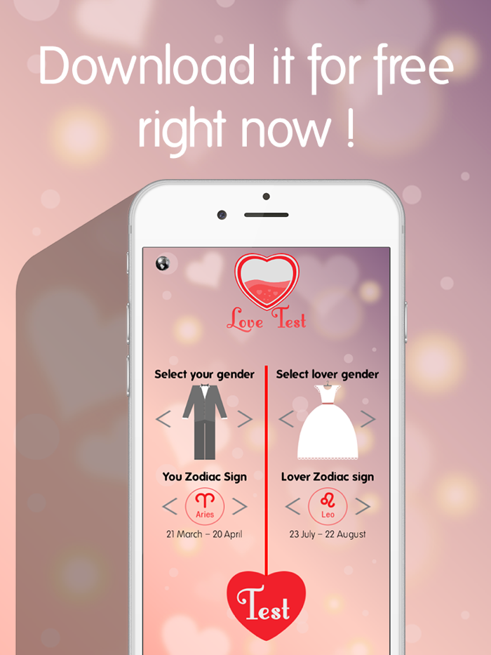 Love Test for Zodiac Astrology and Compatibility