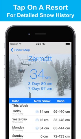 Alps Snow Map - Snow Reportsのおすすめ画像2