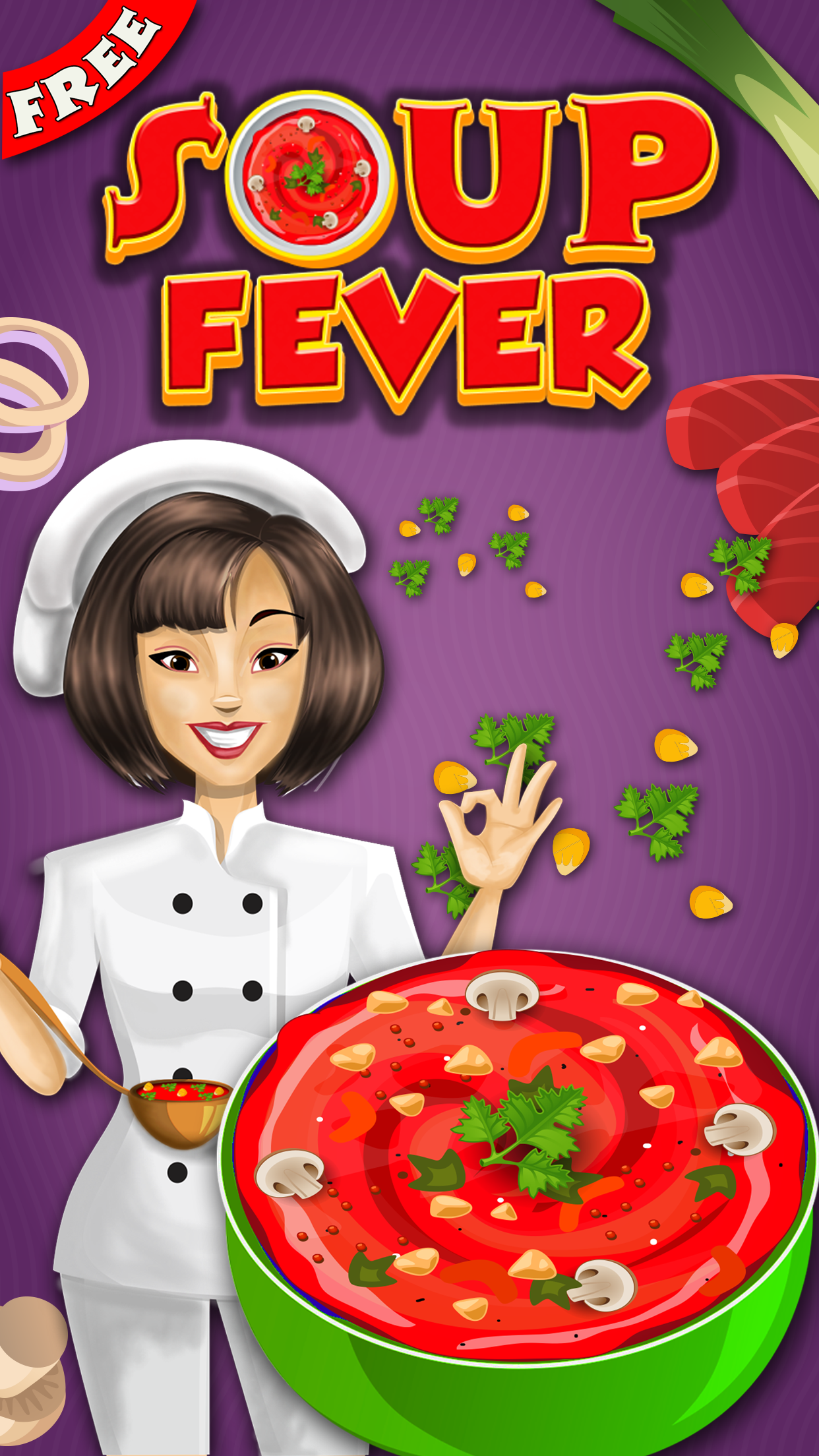 Soup Maker : free Girls Kids fun Cooking game for pizza,burger & sandwich lovers screenshot 3