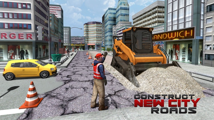 City Road Builder 2016 – Heavy construction cranes simulation game screenshot-3