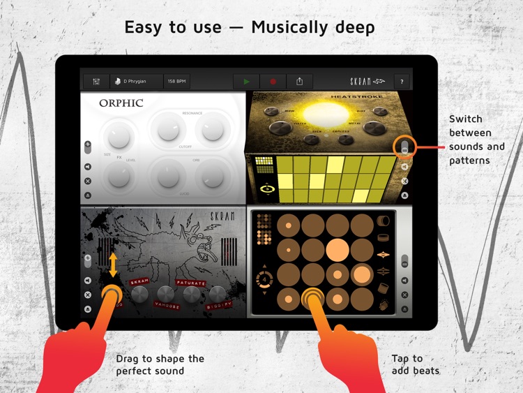 Skram Electronic Music Maker by Liine