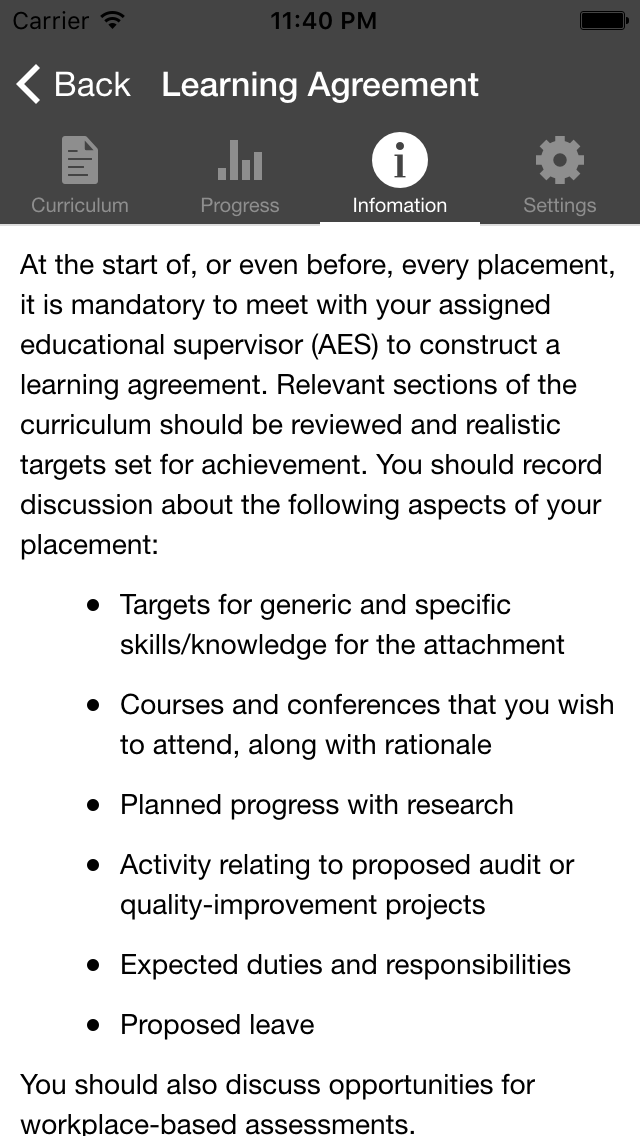 T&O Curriculum screenshot 3