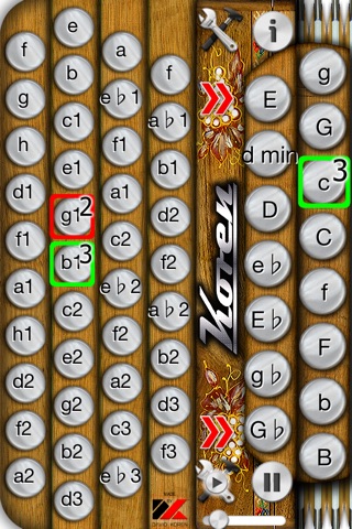 Koren pro4 - harmonika - play like a professional! screenshot 2