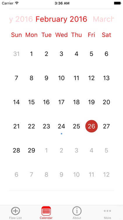 Flow list - positive diary screenshot-3