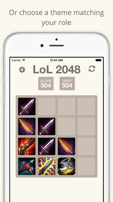 Screenshot #3 pour LoL 2048 - LoL2048.com League Puzzle Game