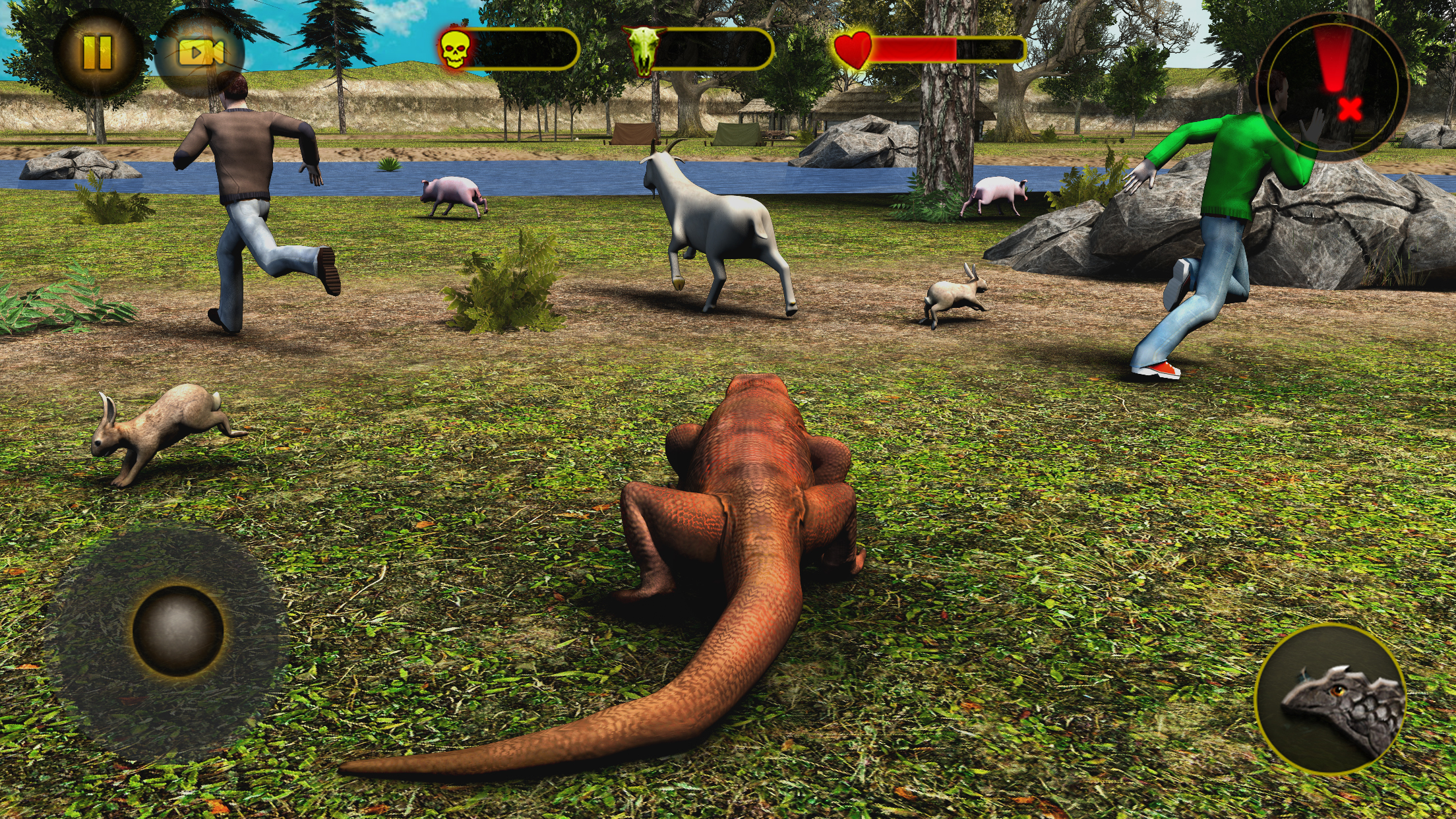Komodo Dragon Rampage