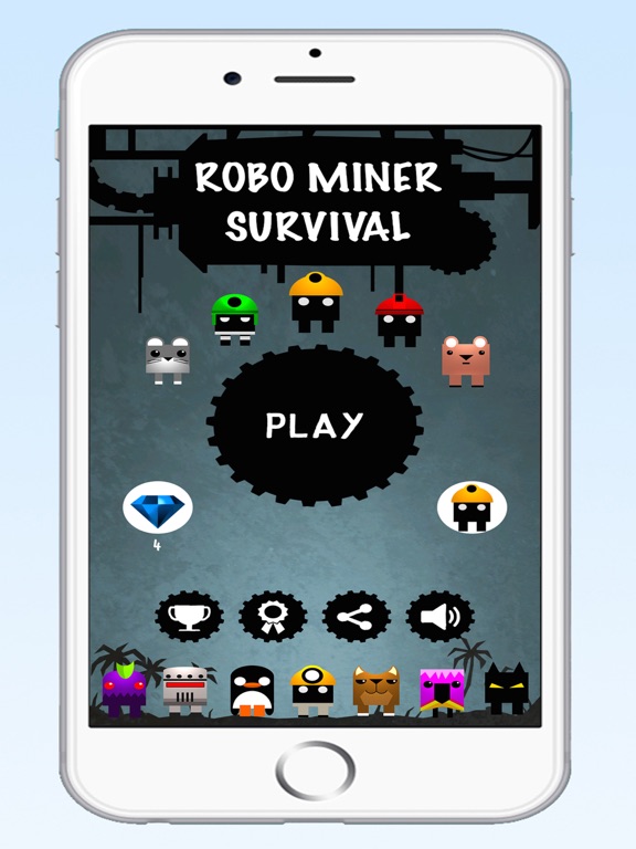 Screenshot #4 pour Robo Miner Survival Games - Gold Mine Robot Endless Run Game on Spinning Wheel Craft