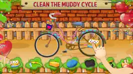 Game screenshot Kids bicycle washing salon: wash baby bikes for play mod apk