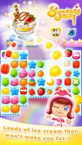 Icecream Sundae Jam - FREE Match 3 Puzzle & Arcade Gameのおすすめ画像2