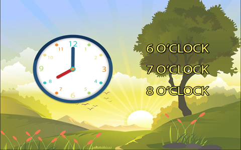 Learn to tell time with analog clock that suits for kids screenshot 2
