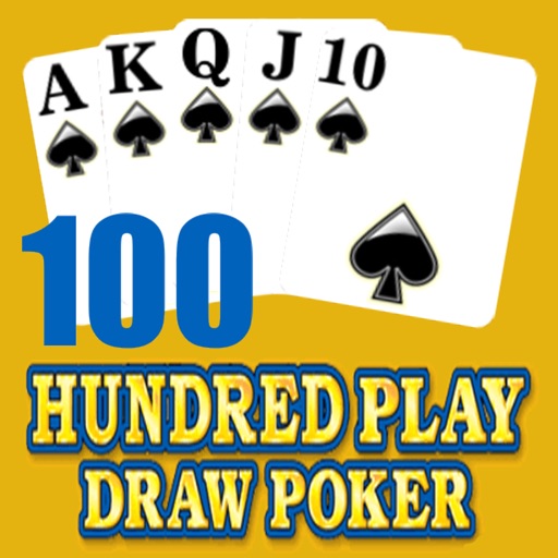 Hundred 100 Play Draw Poker icon