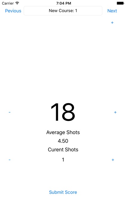 Golf Score Sheet - keeps track of golf scores for all courses