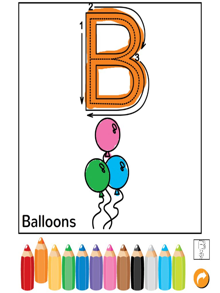 ABC Tracer Phonics Coloring Book: English Vocabulary Learning For Toddlers And Kids! screenshot 7