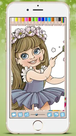 Game screenshot Феи Книжка-раскраска - Краска принцесс сказка apk