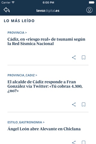 Diario La Voz de Cádiz screenshot 4