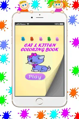 Game screenshot Kitty and Cat Coloring Book Game : Basic Start apk