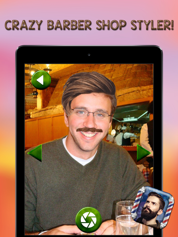 Barber Shop Make-over – Cool Beard and Mustache Stickers in the Best Hair Style Salon for Men