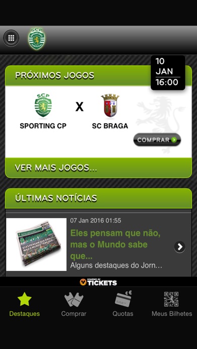 MeuSporting Screenshot