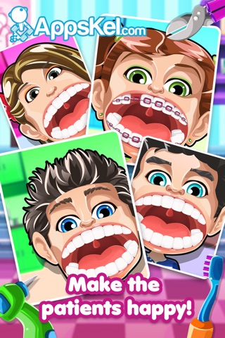 Crazy Nick's Celebrity Dentist Story – 5 Dentistry Games for Pro screenshot 3