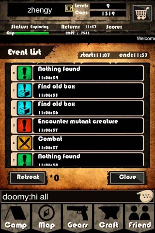 Day Survival - idle game of craft items and kill zombie with friend. screenshot 4